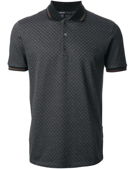 gucci diamond pattern pique polo shirt|Men's Designer Luxury Polo Shirts .